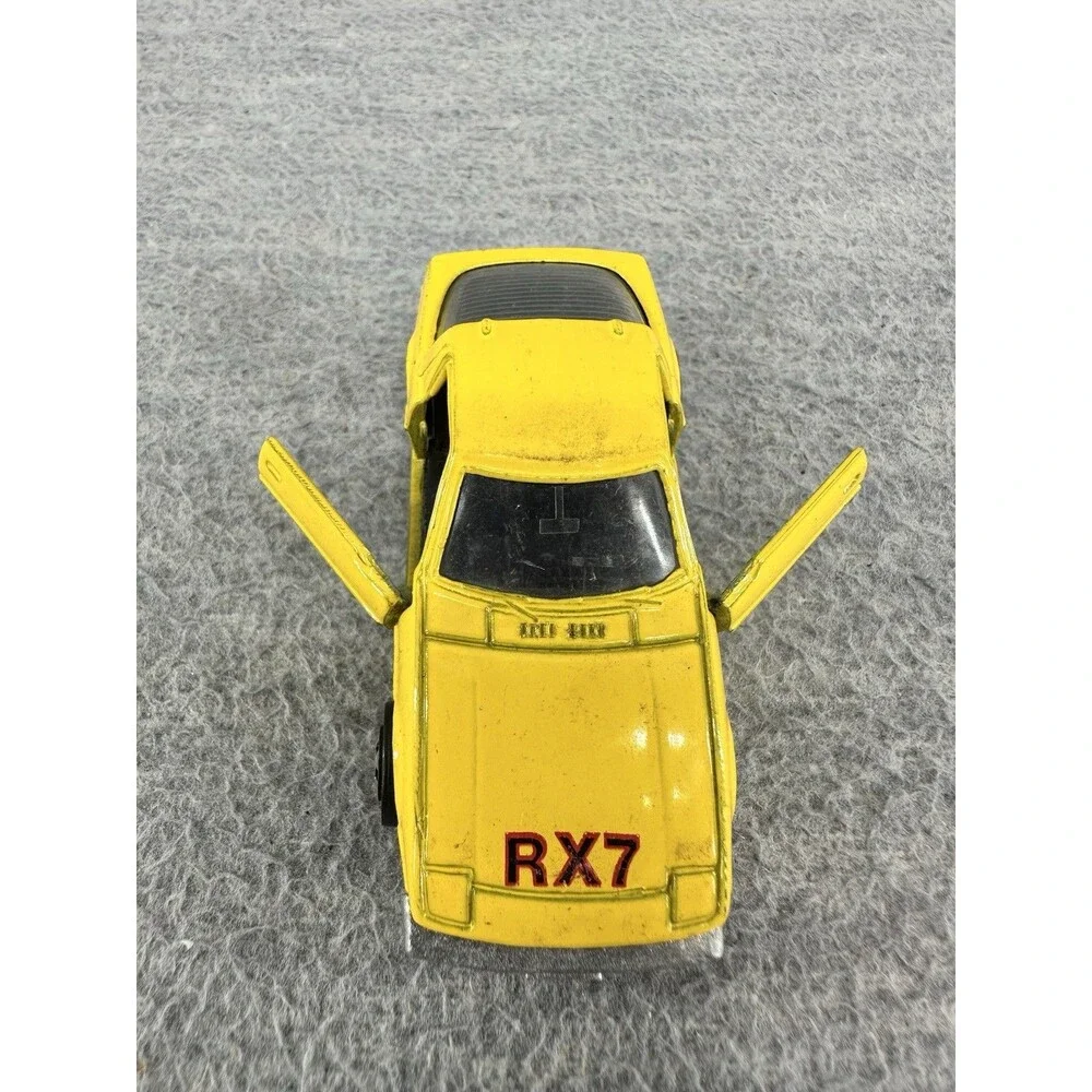 ROAD CHAMPS Die Cast #41 Mazda RX7 Black Car T5